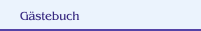 Gästebuch
